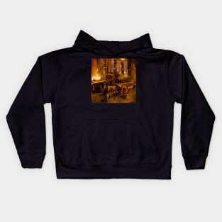 In the creepy darkness of the night Kids Hoodie